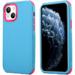 Compatible with iPhone 14 Plus Mobile Phone Case Layers of Sturdy Phone Bumper Cover Heavy Duty Shockproof Protective Rubber Armor Bumper Dropproof Protection Case