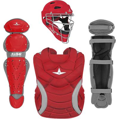 All Star Heiress Fastpitch Softball Catching Kit Scarlet