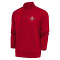 Men's Antigua Red Davidson Wildcats Big & Tall Generation Basketball Quarter-Zip Jacket