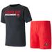 Men's Concepts Sport Red/Black Tampa Bay Buccaneers Meter T-Shirt & Shorts Sleep Set
