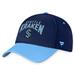 Men's Fanatics Branded Deep Sea Blue/Light Blue Seattle Kraken Fundamental 2-Tone Flex Hat