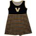 Girls Toddler Vive La Fete Black Vanderbilt Commodores Striped Tank Top Dress