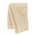 Habitat Faux Shearling Throw - Oatmeal - 125X150cm