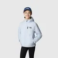 The North Face Girls' Reversible Perrito Jacket Dusty Periwinkle-dusty Periwinkle Logo Geometry Print Size XS