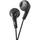 JVC Gumy In-Ear Earbud, Black (HAF160B)