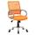 Boss Mesh Back W/ Pewter Finish Task Chair, Orange (B6416-OR)