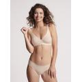 Cream SLOGGI Zero Microfibre 2.0 H Soft Bra