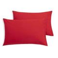 Habitat Brushed Cotton Pillowcase Pair Red