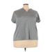 LIVI Active Active T-Shirt: Gray Activewear - Women's Size 22