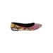 Steve Madden Flats: Pink Snake Print Shoes - Women's Size 7 1/2 - Pointed Toe