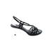 Talbots Heels: Black Solid Shoes - Women's Size 8 - Open Toe