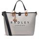 RADLEY London Addison Gardens Responsible Medium Open Top Grab Handbag for Women in Dove Grey Recycled Polyester, with Grab Handles & Adjustable Strap