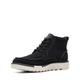 Clarks Men's Barnes Mid Oxford Boot, Black Suede, 10.5