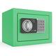 PATRON small safe box with key，mini safe for money，small coin safes for home with code，little jewelry lock box for kids，Wall or Cabinet Safe for personal items，0.236 Cubic Feet Green