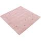 Wollteppich CARPETFINE "Gabbeh-Uni" Teppiche Gr. B/L: 250 cm x 250 cm, 15 mm, 1 St., rosa Orientalische Muster reine Wolle, handgewebt, Gabbeh Loom Tiermotiv, Sonderform Quadrat