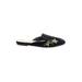 Torrid Mule/Clog: Black Print Shoes - Women's Size 7 1/2 Plus - Round Toe