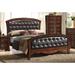 Darby Home Co Northlake Standard Bed Upholstered/Faux leather in Brown | 54 H x 83 W in | Wayfair ACC87241CFF047EB88B946A4CAF214F2