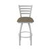 Holland Bar Stool Jackie Swivel Stool Upholstered/Metal in Gray/Brown | Counter Stool (25" Seat Height) | Wayfair 41025AN017