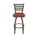 Holland Bar Stool Jackie Swivel Stool Upholstered/Metal in Red/Brown | Extra Tall (36" Seat Height) | Wayfair 41036BZ021