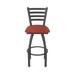 Holland Bar Stool Jackie Swivel Stool Upholstered/Metal in Red/Gray | Counter Stool (25" Seat Height) | Wayfair 41025PW021