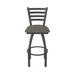Holland Bar Stool Jackie Swivel Stool Upholstered/Metal in Gray/Black | Extra Tall (36" Seat Height) | Wayfair 41036PW019