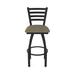 Holland Bar Stool Jackie Swivel Stool Upholstered/Metal in Blue/Black/Brown | Bar Stool (30" Seat Height) | Wayfair 41030BW017