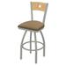 Holland Bar Stool 830 Voltaire Swivel Bar & Counter Stool Upholstered/Metal in Black/Blue/Brown | Bar Stool (30" Seat Height) | Wayfair