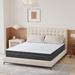 California King Medium 10" Foam Mattress - Alwyn Home Hallstead Charcoal Infused Tight Top | 75 H x 38 W 10 D in Wayfair