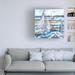 Breakwater Bay Melissa Wang Blue Bay I Canvas Art Canvas, Cotton | 14 H x 14 W x 2 D in | Wayfair E70EA39123FC4F36B3D425A544D12A70