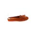 Donald J Pliner Mule/Clog: Loafers Platform Boho Chic Orange Solid Shoes - Women's Size 7 1/2 - Almond Toe