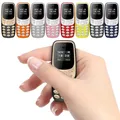 SERVO BM10 Mini telefono cellulare 2 SIM Card Auricolare Bluetooth Cambia voce Dialer Registrazione audio a bassa radiazione Piccolo cellulare
