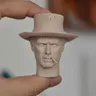 1/6 Kit di montaggio modello in resina pressofusa Eastwood Figure Sculpture Model Toys (55mm) non