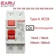 2P 32A 10/30/100/300mA Type A RCCB RCD ELCB Electromagnetic Residual Current Circuit Breaker