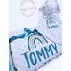 Personalised Embroidered Baby Blanket, Rainbow Baby Blanket in blue, Baby Boys Blanket, Baby shower Gift, Custom Gift, hospital set