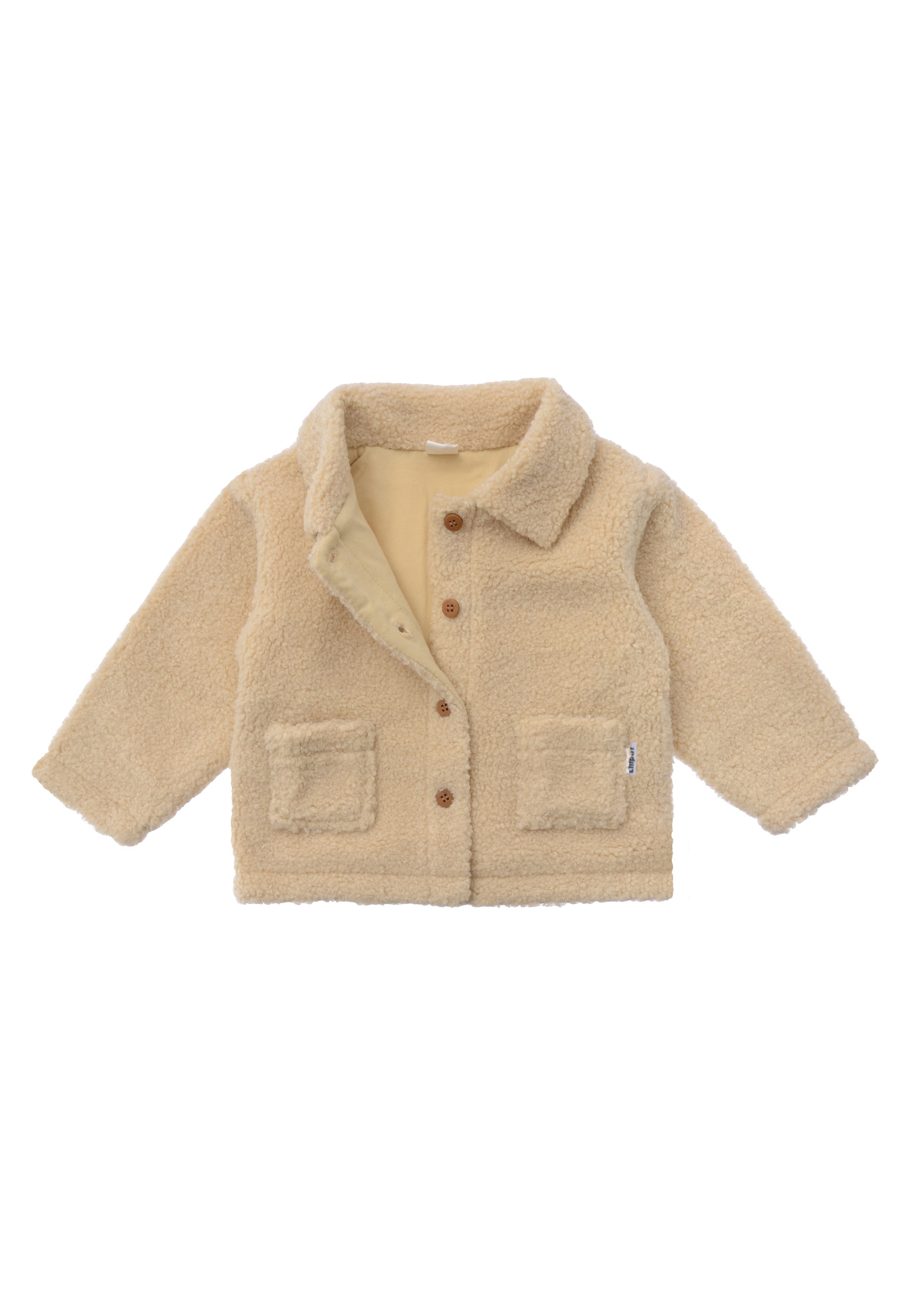 Sweatjacke LILIPUT, Jungen, Gr. 86/92, beige, 100% Polyester, unifarben, Sweatjacken, mit aufgesetzten Taschen Image