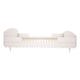 Lit 90x200 sommier inclus blanc