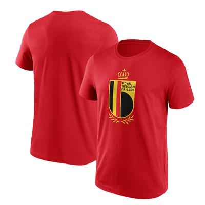 Belgien FA Primary Logo Grafik T-Shirt - Rot - Herren Image