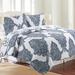 Batik Medallion Damask Reversible Ultra-Soft Microfiber Quilt Set