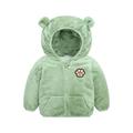 Eashery Kids Baby Girls Boys Jacket Water Resistant Puffer Coat Padded Puffer Jacket Fall Winter Pullover Tops Toddler Jacket (Green 4-5 Years)