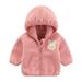 Eashery Girls Windbreaker Jacket Knit Sleeve Denim Jacket Fall Winter Clothes Toddler Jacket (Red 2-3 Years)