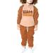 Huakaishijie 2Pcs Baby Boys Hoodie Tops Pants Set Letter Print Sweatsuit Fall Winter Outfits