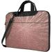 Gold Pink Laptop Case Bag Portable Shoulder Bag Carrying Briefcase Computer Cover Pouch