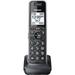 Cordless Phone Extension Handset Accessory to Connect to Expandable Base Station - KX-TGFA88B (Black)