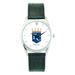 Men's Black Kansas City Royals Stainless Steel Watch with Leather Band