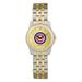 Women's Chicago Cubs Gold Dial Two-Tone Wristwatch