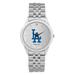 Men's Silver Los Angeles Dodgers Rolled Link Bracelet Wristwatch