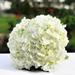 Enova Home Cream Artificial Hydrangea Flower Bouquets Set of 3 Cream