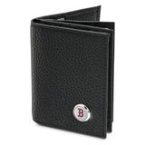 Men's Black Boston Red Sox Business Card Wallet