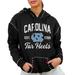 Women's Gameday Couture Black North Carolina Tar Heels Studded Pullover Hoodie