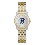 Women's Detroit Tigers Silver Dial Two-Tone Wristwatch